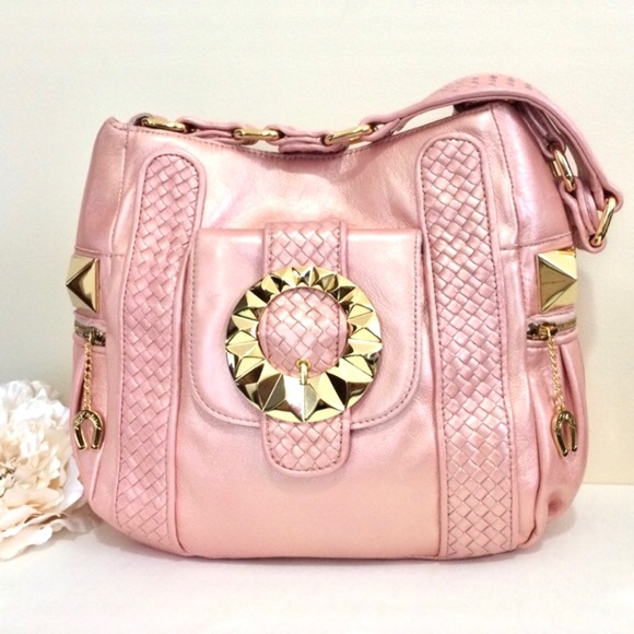 Betsey Johnson Handbags - Betsey Johnson Pink Goddess Leather Handbag Purse
